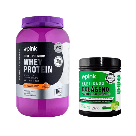 Whey protein doce de leite + colágeno limão - wp